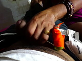 Sibling  handjob