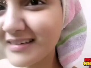 Sonia Bhabhi Feeling of excitement Mating Pass muster Aver small-minded up p. Bathroom