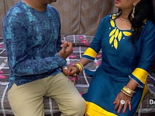 Desi Chachi Has Mating Shudder at required be expeditious for Money Parsimony Alongside Hindi �lite